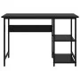 Computertisch aus MDF und schwarzem Metall, 105 x 55 x 72 cm von , Schreibtische - Ref: Foro24-20550, Preis: 74,39 €, Rabatt: %