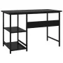 Computertisch aus MDF und schwarzem Metall, 105 x 55 x 72 cm von , Schreibtische - Ref: Foro24-20550, Preis: 74,39 €, Rabatt: %