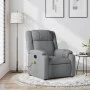 Sillón reclinable de masaje de tela gris claro de , Sillones - Ref: Foro24-373548, Precio: 212,04 €, Descuento: %
