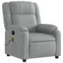 Light Gray Fabric Massage Recliner by , Armchairs - Ref: Foro24-373548, Price: 212,04 €, Discount: %