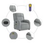Light Gray Fabric Massage Recliner by , Armchairs - Ref: Foro24-373548, Price: 232,37 €, Discount: %