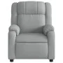 Light Gray Fabric Massage Recliner by , Armchairs - Ref: Foro24-373548, Price: 212,04 €, Discount: %