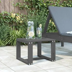 Garden side table solid gray pine wood 40x38x28.5 cm by , Garden tables - Ref: Foro24-825081, Price: 32,69 €, Discount: %