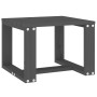 Garden side table solid gray pine wood 40x38x28.5 cm by , Garden tables - Ref: Foro24-825081, Price: 32,56 €, Discount: %
