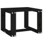 Garden side table solid black pine wood 40x38x28.5 cm by , Garden tables - Ref: Foro24-825083, Price: 28,91 €, Discount: %