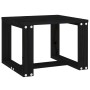 Garden side table solid black pine wood 40x38x28.5 cm by , Garden tables - Ref: Foro24-825083, Price: 29,78 €, Discount: %