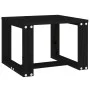 Garden side table solid black pine wood 40x38x28.5 cm by , Garden tables - Ref: Foro24-825083, Price: 28,91 €, Discount: %