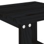 Garden side table solid black pine wood 40x38x28.5 cm by , Garden tables - Ref: Foro24-825083, Price: 29,78 €, Discount: %
