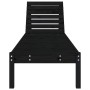 Tumbonas 2 unidades madera maciza de pino negro 199,5x60x74 cm de , Tumbonas - Ref: Foro24-825074, Precio: 159,85 €, Descuent...