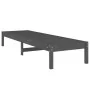 Liege aus massivem, grauem Kiefernholz, 199,5 x 60 x 74 cm von , Liegen - Ref: Foro24-825069, Preis: 86,20 €, Rabatt: %