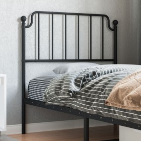 Kopfteil aus schwarzem Metall, 90 cm von , Kopf- und Fußteile - Ref: Foro24-373915, Preis: 24,20 €, Rabatt: %