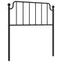 Cabecero de metal negro 90 cm de , Cabeceros y pies de cama - Ref: Foro24-373915, Precio: 23,79 €, Descuento: %