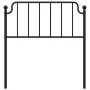 Cabecero de metal negro 90 cm de , Cabeceros y pies de cama - Ref: Foro24-373915, Precio: 23,79 €, Descuento: %
