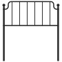 Kopfteil aus schwarzem Metall, 90 cm von , Kopf- und Fußteile - Ref: Foro24-373915, Preis: 24,20 €, Rabatt: %