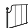 Cabecero de metal negro 90 cm de , Cabeceros y pies de cama - Ref: Foro24-373915, Precio: 23,79 €, Descuento: %
