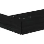 Sandkasten mit Achtecksitzen aus massivem schwarzem Kiefernholz von , Sandkästen - Ref: Foro24-825020, Preis: 80,02 €, Rabatt: %