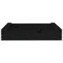 Sandbox with square seats in solid black pine wood by , sandboxes - Ref: Foro24-825034, Price: 60,89 €, Discount: %
