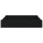 Arenero con asientos cuadrado madera maciza de pino negro de , Cajones de arena - Ref: Foro24-825034, Precio: 60,88 €, Descue...