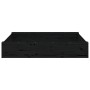 Sandbox with square seats in solid black pine wood by , sandboxes - Ref: Foro24-825034, Price: 61,76 €, Discount: %