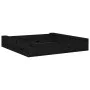 Sandbox with square seats in solid black pine wood by , sandboxes - Ref: Foro24-825034, Price: 60,89 €, Discount: %