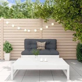 Garden furniture set 2 pieces solid white pine wood by , Modular outdoor sofas - Ref: Foro24-825724, Price: 174,51 €, Discoun...
