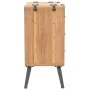 Cajonera de madera maciza de abeto 91x35x73 cm de vidaXL, Taquillas y armarios de almacenamiento - Ref: Foro24-245774, Precio...