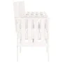 Garden bench with 2-seater table solid white pine wood by , garden benches - Ref: Foro24-825150, Price: 162,10 €, Discount: %