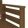 Gartenbank mit 2-Sitzer-Tisch aus massivem honigbraunem Kiefernholz von , Gartenbänke - Ref: Foro24-825159, Preis: 177,25 €, ...