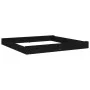 Sandbox with square seats in solid black pine wood by , sandboxes - Ref: Foro24-825048, Price: 145,95 €, Discount: %
