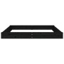 Sandbox with square seats in solid black pine wood by , sandboxes - Ref: Foro24-825048, Price: 148,78 €, Discount: %