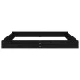 Sandbox with square seats in solid black pine wood by , sandboxes - Ref: Foro24-825048, Price: 145,95 €, Discount: %