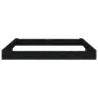 Sandbox with square seats in solid black pine wood by , sandboxes - Ref: Foro24-825048, Price: 145,95 €, Discount: %
