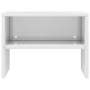 Nachttisch aus glänzend weißem Sperrholz, 40 x 30 x 30 cm von vidaXL, Nachttische - Ref: Foro24-800075, Preis: 28,74 €, Rabat...