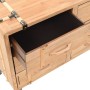 Kommode aus massivem Tannenholz, 91 x 35 x 73 cm von vidaXL, Schließfächer und Lagerschränke - Ref: Foro24-245774, Preis: 208...