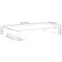 Tempered glass and white metal monitor stand 60x35x8 cm by , Computer bases and risers - Ref: Foro24-374220, Price: 36,17 €, ...