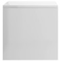 Nachttisch aus glänzend weißem Sperrholz, 40 x 30 x 30 cm von vidaXL, Nachttische - Ref: Foro24-800075, Preis: 28,74 €, Rabat...