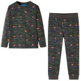 Pijama infantil de manga larga caqui 104 de , Pijamas de niños - Ref: Foro24-12685, Precio: 12,29 €, Descuento: %