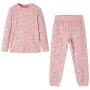 Pijama infantil de manga larga rosa claro 116 de , Pijamas de niños - Ref: Foro24-14226, Precio: 12,91 €, Descuento: %