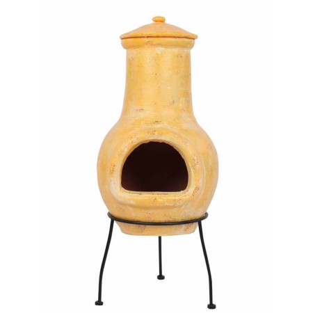 Redfire Chimenea Tampico arcilla amarilla 31x31x68 cm de RedFire, Chimeneas - Ref: Foro24-423892, Precio: 115,74 €, Descuento: %