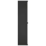 Gray and black PP outdoor storage cabinet 65x37x165 cm by , Lockers and storage cabinets - Ref: Foro24-364201, Price: 143,81 ...