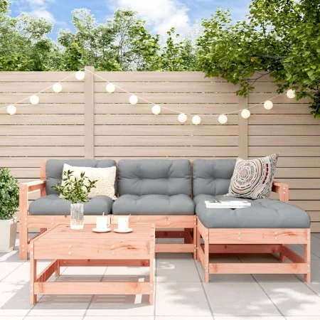 Juego de sofás de jardín 5 pzas madera maciza de abeto Douglas by , Garden sets - Ref: Foro24-3186191, Price: 270,47 €, Disco...