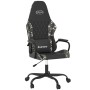Massage-Gaming-Stuhl aus schwarzem und tarnfarbenem Kunstleder von , Gaming-Stühle - Ref: Foro24-345544, Preis: 105,78 €, Rab...