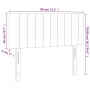 Kopfteil aus dunkelgrauem Stoff, 80 x 5 x 78/88 cm von , Kopf- und Fußteile - Ref: Foro24-346201, Preis: 31,76 €, Rabatt: %