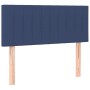 Kopfteil aus blauem Stoff, 100 x 5 x 78/88 cm von , Kopf- und Fußteile - Ref: Foro24-346234, Preis: 39,76 €, Rabatt: %