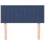 Kopfteil aus blauem Stoff, 100 x 5 x 78/88 cm von , Kopf- und Fußteile - Ref: Foro24-346234, Preis: 39,13 €, Rabatt: %