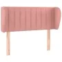 Rosa Samtkopfteil 93x23x78/88 cm von , Kopf- und Fußteile - Ref: Foro24-3117423, Preis: 55,45 €, Rabatt: %