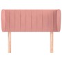 Rosa Samtkopfteil 93x23x78/88 cm von , Kopf- und Fußteile - Ref: Foro24-3117423, Preis: 57,09 €, Rabatt: %