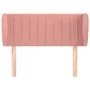 Rosa Samtkopfteil 93x23x78/88 cm von , Kopf- und Fußteile - Ref: Foro24-3117423, Preis: 55,45 €, Rabatt: %