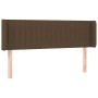 Cabecero de tela gris oscuro 147x16x78/88 cm de , Cabeceros y pies de cama - Ref: Foro24-3119007, Precio: 64,51 €, Descuento: %