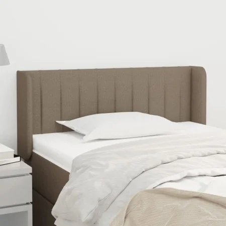 Taupe gray fabric headboard 93x16x78/88 cm by , Headboards and footboards - Ref: Foro24-3118992, Price: 48,18 €, Discount: %